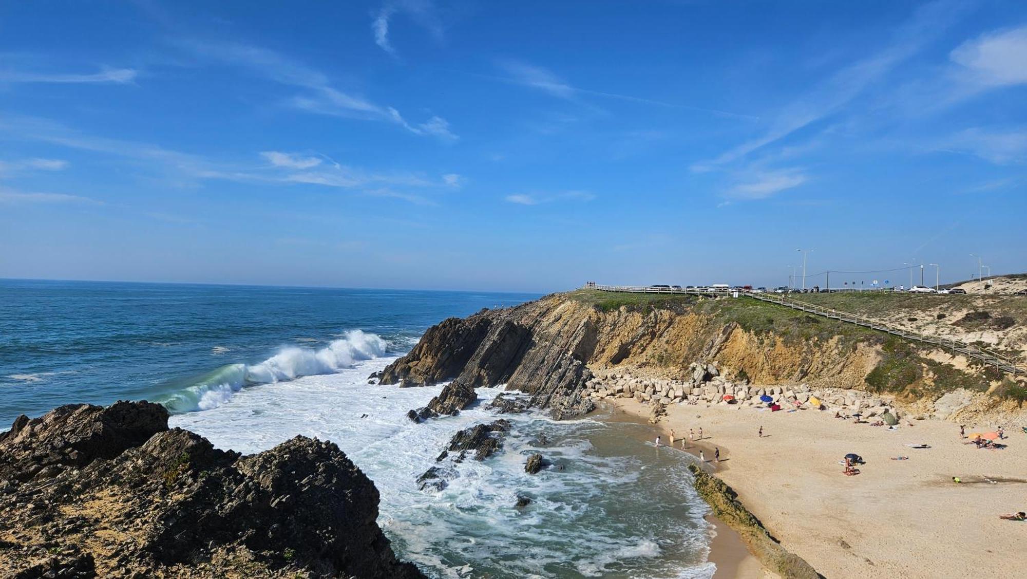 Ferienwohnung Nazare Uninterrupted Views And Sounds Of The Sea Pataias Exterior foto